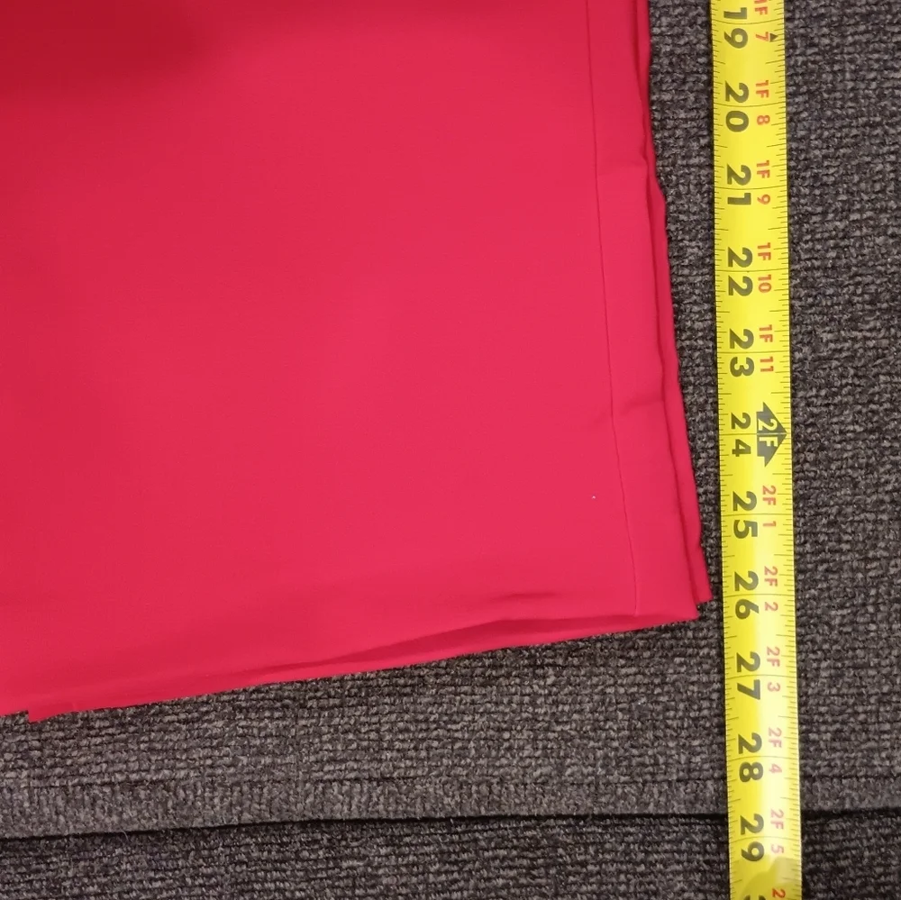 Gabrielle Union Tapered Leg Dress Career Pants Red High Waist Pant NWT Sz XXL/20 - Picture 8 of 12